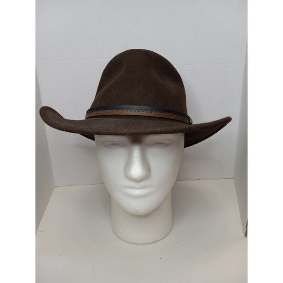 Classic Brown Fedora Hat - Picture 2 of 6